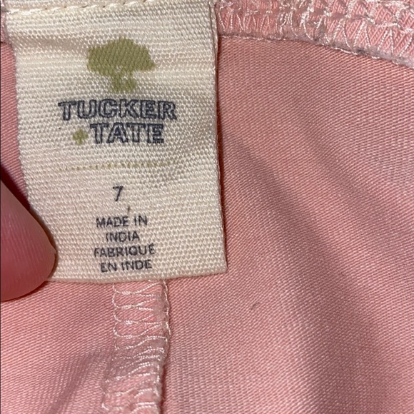 Tucker + Tate Stretch Cotton Moto Leggings in Pink - Picture 6 of 7